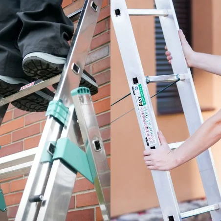 Drabina aluminiowa uniwersalna na schody Eurostyl