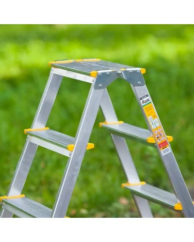Drabina domowa dwustronna aluminiowa