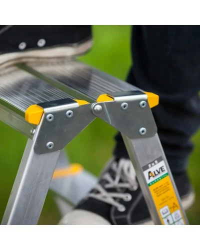 Drabina domowa dwustronna aluminiowa